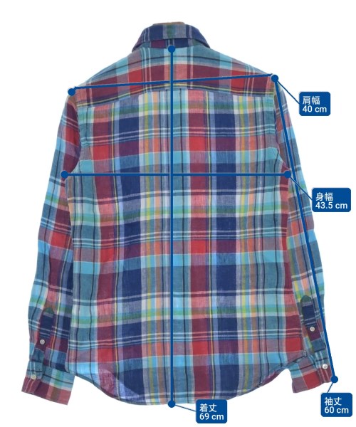 Polo Ralph Lauren（ポロラルフローレン）カジュアルシャツ 青 サイズ:S メンズ/2200705650021