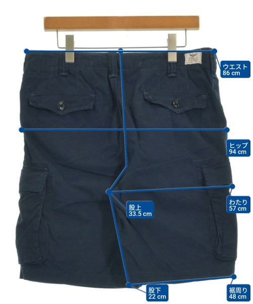 Polo Ralph Lauren（ポロラルフローレン）ショートパンツ 紺 サイズ:34(XL位) メンズ/2200706571165