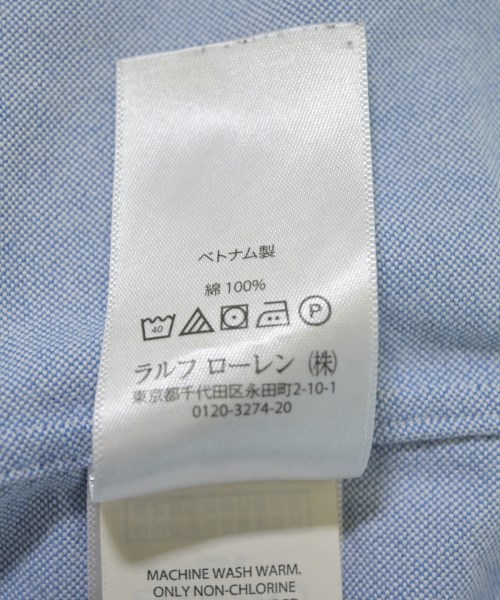 Polo Ralph Lauren（ポロラルフローレン）カジュアルシャツ 青 サイズ:XS メンズ/2200707181028