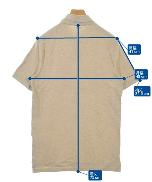 Polo Ralph Lauren（ポロラルフローレン）ポロシャツ ベージュ サイズ:S メンズ/2200707398075
