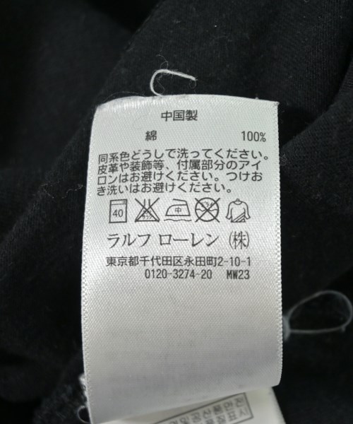 Polo Ralph Lauren（ポロラルフローレン）Tシャツ・カットソー 黒 サイズ:S メンズ/2200703344205