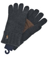 Polo Ralph Lauren（ポロラルフローレン）手袋 グレー サイズ:ONE メンズ/2200704170391
