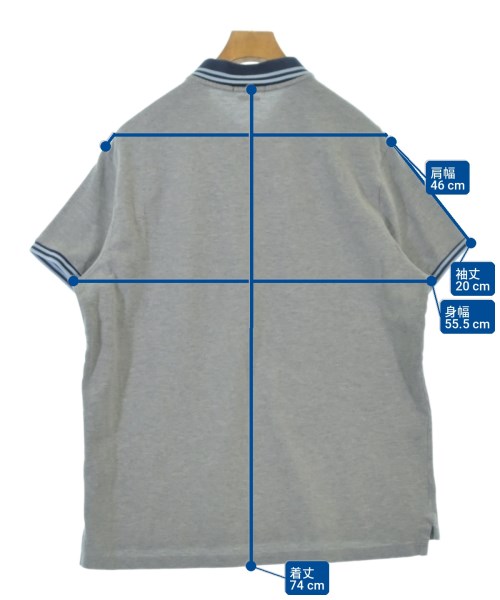 Polo Ralph Lauren（ポロラルフローレン）ポロシャツ グレー サイズ:XL メンズ/2200706870404