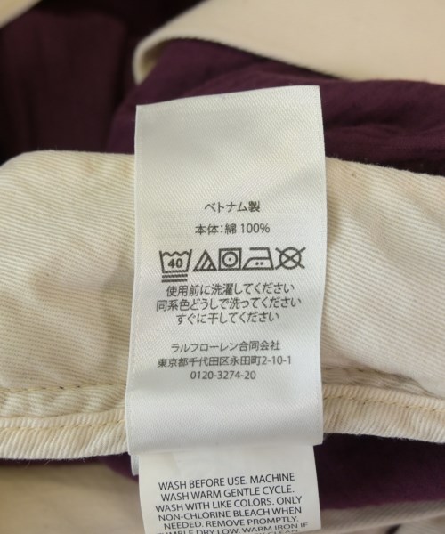 Polo Ralph Lauren（ポロラルフローレン）その他 紫 サイズ:32(L位) メンズ/2200708926390