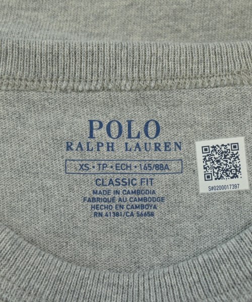 Polo Ralph Lauren（ポロラルフローレン）Tシャツ・カットソー グレー サイズ:XS メンズ/2200707932040