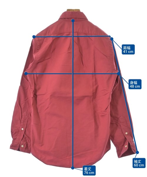 Polo Ralph Lauren（ポロラルフローレン）カジュアルシャツ 赤 サイズ:XS メンズ/2200664974091