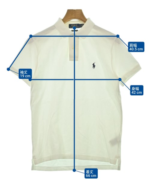 Polo Ralph Lauren（ポロラルフローレン）ポロシャツ 白 サイズ:S メンズ/2200666613035