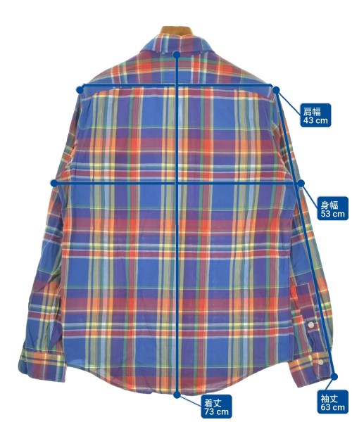 Polo Ralph Lauren（ポロラルフローレン）カジュアルシャツ 青 サイズ:S メンズ/2200726893063
