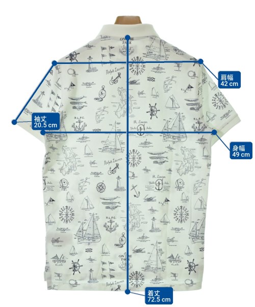 Polo Ralph Lauren（ポロラルフローレン）ポロシャツ 白 サイズ:M メンズ/2200735503083