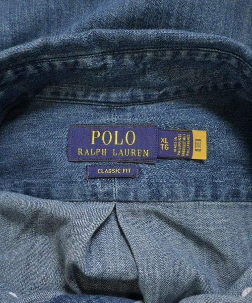 Polo Ralph Lauren（ポロラルフローレン）カジュアルシャツ 青 サイズ:XL メンズ/2200720074024