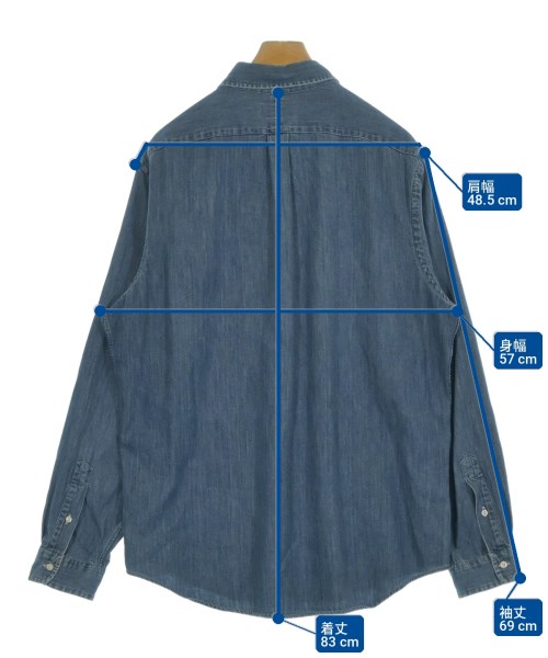Polo Ralph Lauren（ポロラルフローレン）カジュアルシャツ 青 サイズ:XL メンズ/2200720074024