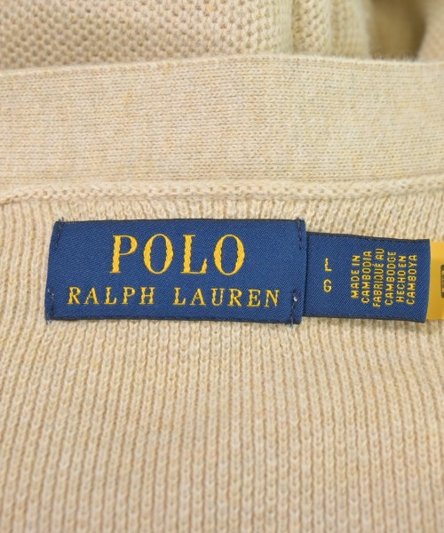 Polo Ralph Lauren（ポロラルフローレン）カーディガン ベージュ サイズ:L メンズ/2200724447015