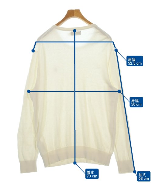 Polo Ralph Lauren（ポロラルフローレン）ニット・セーター 白 サイズ:L メンズ/2200724447022