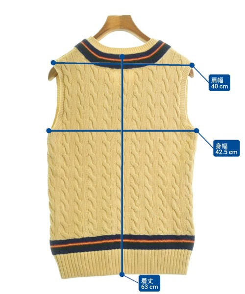 Polo Ralph Lauren（ポロラルフローレン）ベスト 白 サイズ:170(S位) メンズ/2200711478039