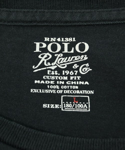 Polo Ralph Lauren（ポロラルフローレン）Tシャツ・カットソー 黒 サイズ:L メンズ/2200682288057