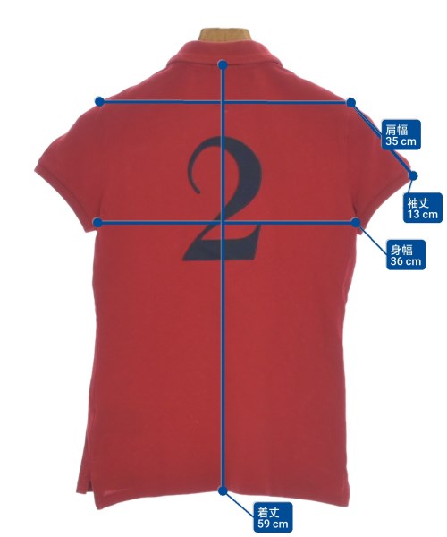 Polo Ralph Lauren（ポロラルフローレン）ポロシャツ 赤 サイズ:S メンズ/2200682948029