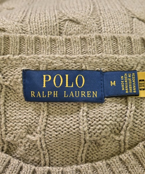 Polo Ralph Lauren（ポロラルフローレン）ニット・セーター ベージュ サイズ:M メンズ/2200684006086