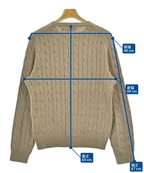 Polo Ralph Lauren（ポロラルフローレン）ニット・セーター ベージュ サイズ:M メンズ/2200684006086