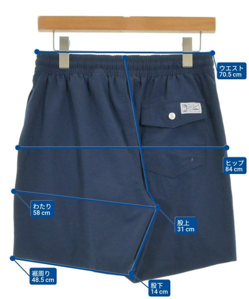 Polo Ralph Lauren（ポロラルフローレン）ショートパンツ 紺 サイズ:M メンズ/2200685989036