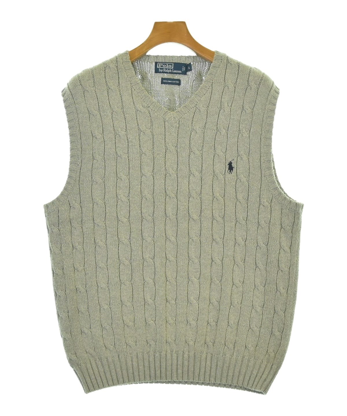 Polo Ralph Lauren（ポロラルフローレン）ベスト グレー サイズ:L