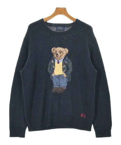 Polo Ralph Lauren(ポロラルフローレン)ニット・セーター 紺 サイズ:L/2200682876018
