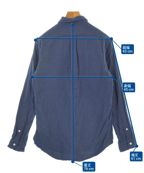 Polo Ralph Lauren（ポロラルフローレン）カジュアルシャツ 紺 サイズ:S メンズ/2200679788034