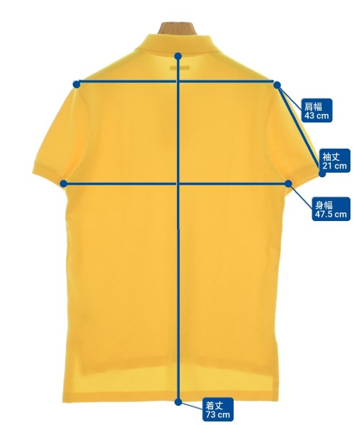 Polo Ralph Lauren（ポロラルフローレン）ポロシャツ 黄 サイズ:L メンズ/2200689141089