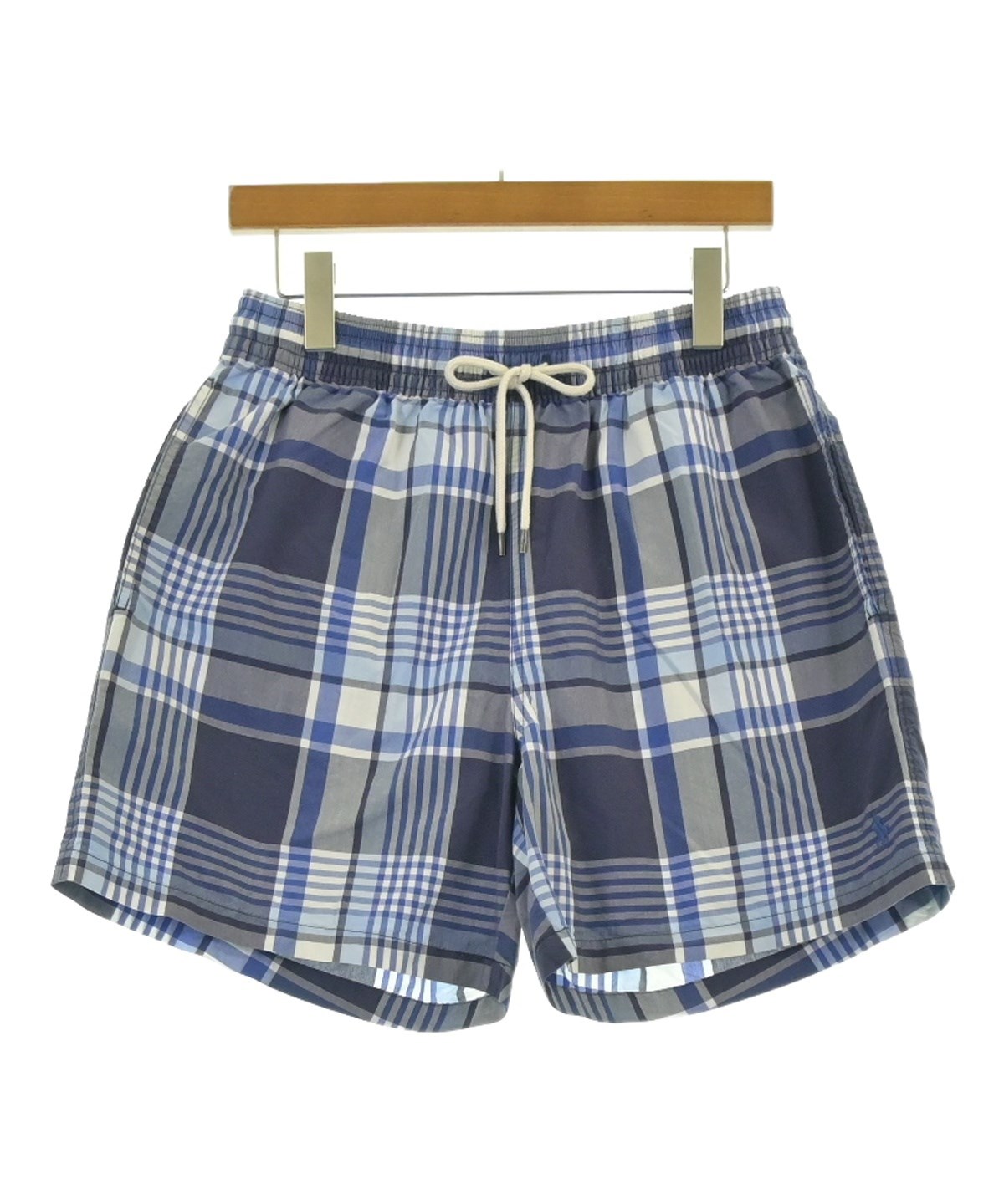 【新品未使用タグ付き】ポロラルフローレン　ショートパンツ　３０　紺　白 Polo Ralph Lauren（ポロラルフローレン）ショートパンツ 紺 サイズ:L