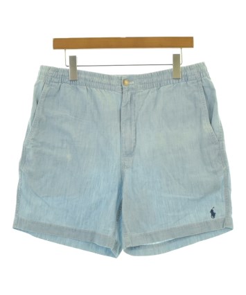 新品　ラルフローレン　街履きできるビンテージ感あふれる淡いレモンカラーショーツ Polo Ralph Lauren（ポロラルフローレン）ショートパンツ 青 サイズ:L