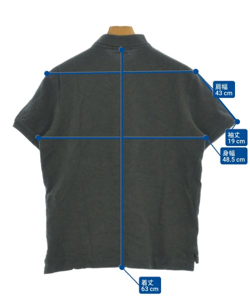 Polo Ralph Lauren（ポロラルフローレン）ポロシャツ グレー サイズ:M メンズ/2200690313024