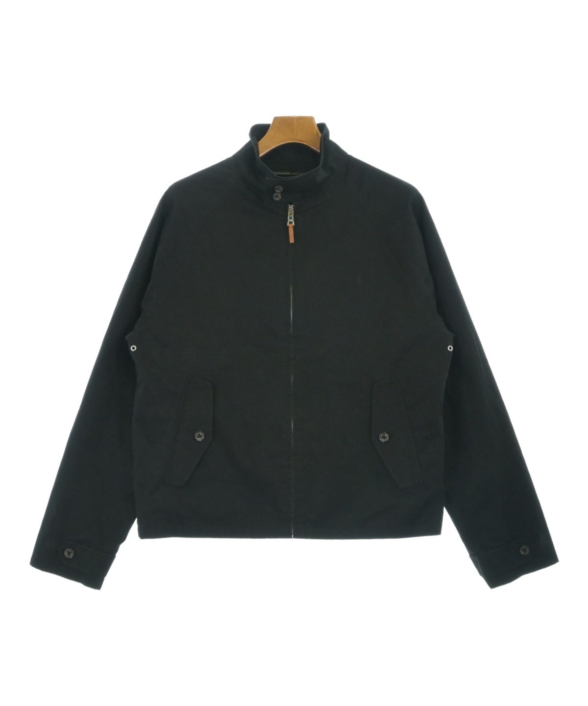 美品▲ローレンラルフローレン//ブルゾン ライトアウター▲ゆったり 黒　肩ロゴ Polo Ralph Lauren（ポロラルフローレン）その他 黒 サイズ:L メンズ