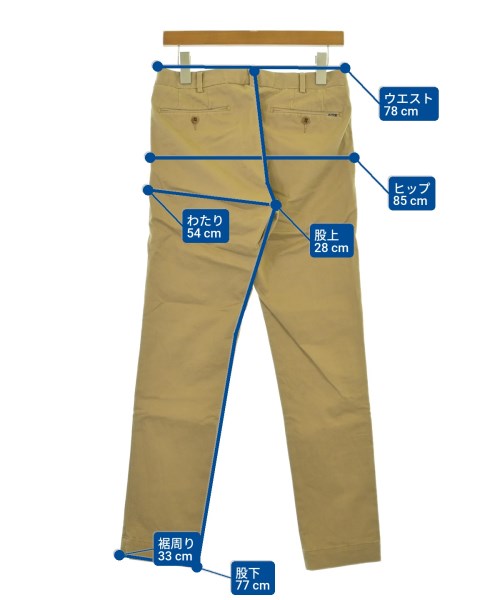 Polo Ralph Lauren（ポロラルフローレン）チノパン ベージュ サイズ:28(S位) メンズ/2200682869027