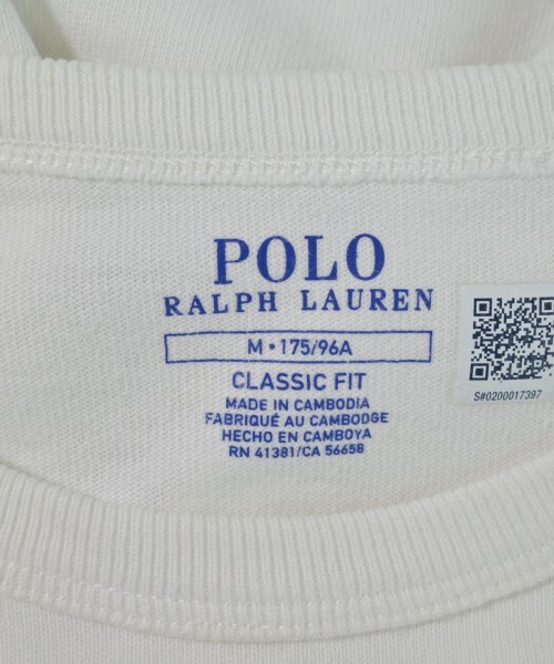 Polo Ralph Lauren（ポロラルフローレン）Tシャツ・カットソー 白 サイズ:M メンズ/2200692958049