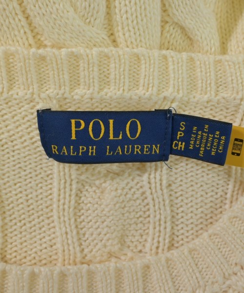Polo Ralph Lauren（ポロラルフローレン）ニット・セーター 白 サイズ:S メンズ/2200692958063
