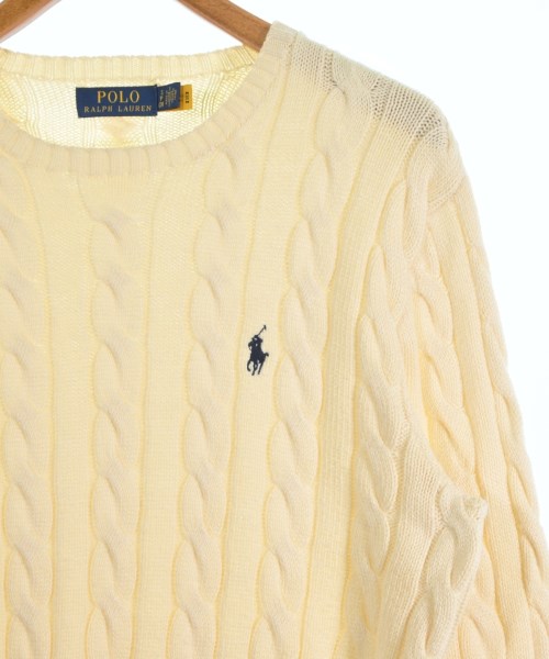 Polo Ralph Lauren（ポロラルフローレン）ニット・セーター 白 サイズ:S メンズ/2200692958063
