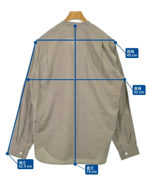 MARGARET HOWELL（マーガレットハウエル）カジュアルシャツ グレー サイズ:L メンズ/2200620787239