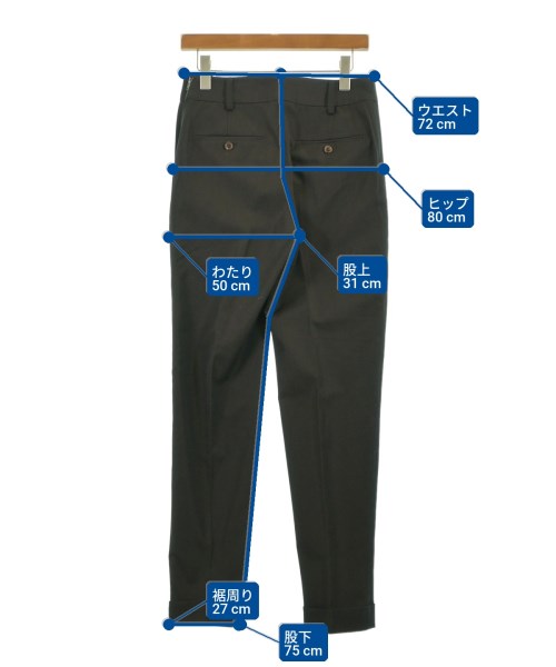 MARGARET HOWELL（マーガレットハウエル）スラックス 茶 サイズ:2(M位) レディース/2200637434027