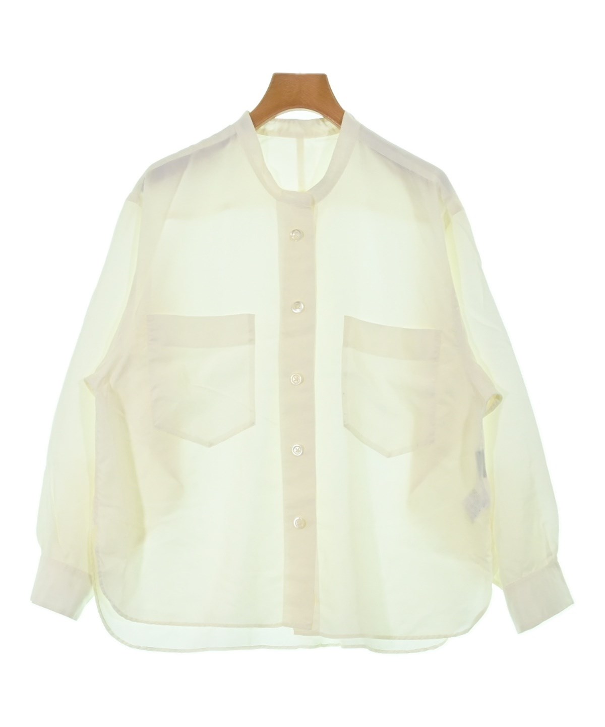 MARGARET HOWELL（マーガレットハウエル）ブラウス 白 サイズ:1(S位