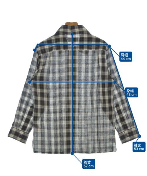 MARGARET HOWELL（マーガレットハウエル）カジュアルシャツ 茶 サイズ:1(S位) レディース/2200623452080