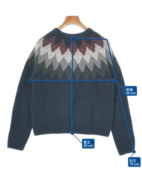 MARGARET HOWELL（マーガレットハウエル）ニット・セーター 紺 サイズ:2(M位) レディース/2200624790020