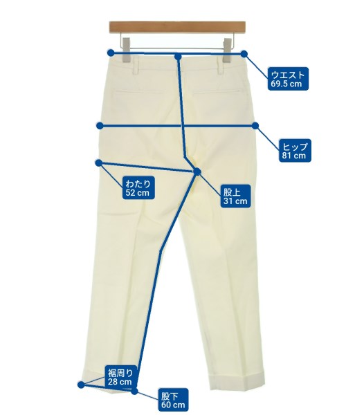 MARGARET HOWELL（マーガレットハウエル）スラックス 白 サイズ:1(S位) レディース/2200638491043
