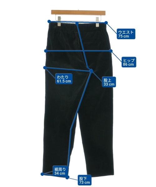 MARGARET HOWELL（マーガレットハウエル）スラックス 黒 サイズ:1(S位) レディース/2200621402056