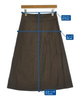 MARGARET HOWELL（マーガレットハウエル）ロング・マキシ丈スカート 茶 サイズ:1(S位) レディース/2200622524092