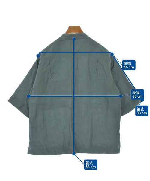 MARGARET HOWELL（マーガレットハウエル）カジュアルシャツ 緑 サイズ:S メンズ/2200632089031