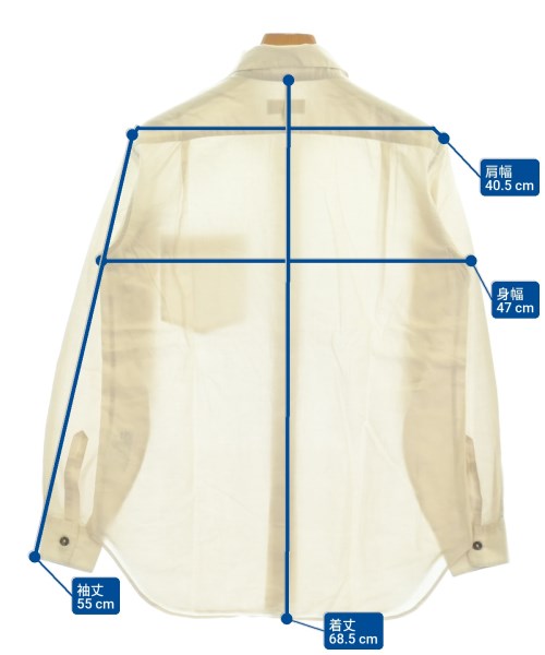 MARGARET HOWELL（マーガレットハウエル）カジュアルシャツ ベージュ サイズ:1(S位) レディース/2200637841108