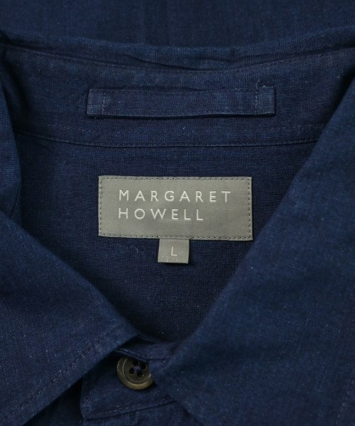 MARGARET HOWELL（マーガレットハウエル）カジュアルシャツ 紺 サイズ:L メンズ/2200628637031