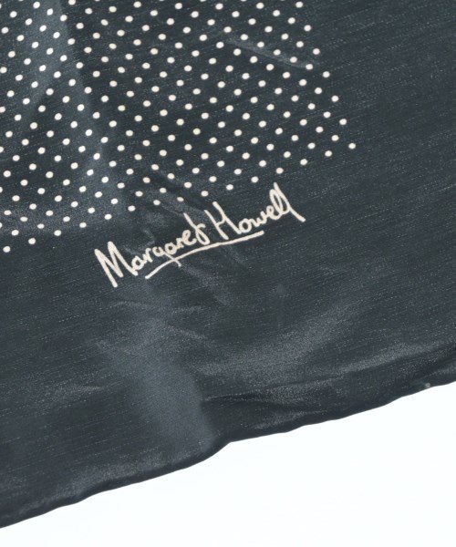 MARGARET HOWELL（マーガレットハウエル）バンダナ・スカーフ 黒 サイズ:- レディース/2200641959189