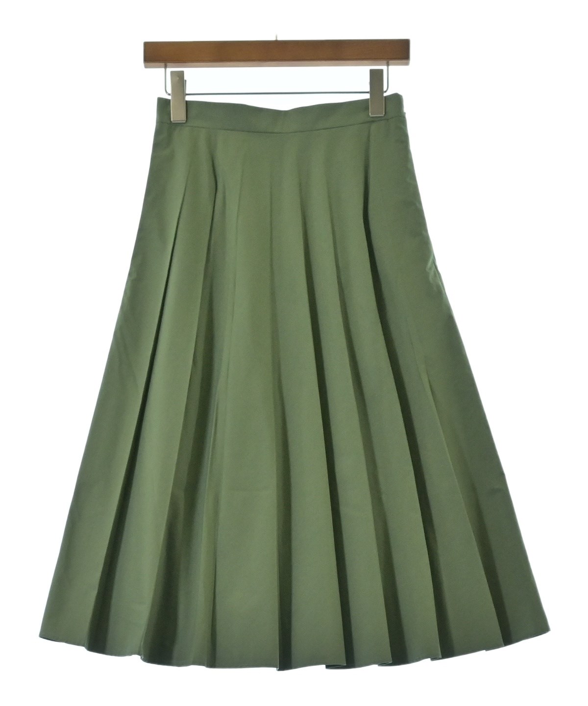 マーガレットハウエルスカート・新品未着用 MARGARET HOWELL（マーガレットハウエル）ロング・マキシ丈スカート 緑