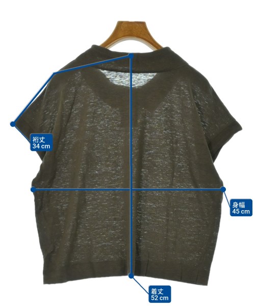 MARGARET HOWELL（マーガレットハウエル）ニット・セーター 茶 サイズ:2(M位) レディース/2200629710320