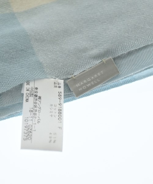 MARGARET HOWELL（マーガレットハウエル）ストール 青 サイズ:- レディース/2200629710368